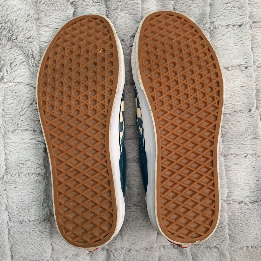 Blue Checkered Vans - Picture 3 of 5